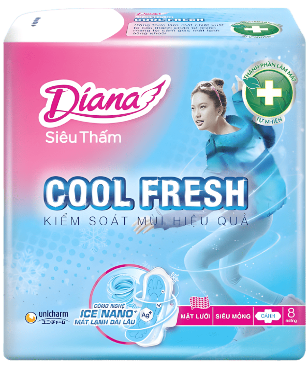 Diana Si&ecirc;u Thấm Cool Fresh Si&ecirc;u Mỏng (C&aacute;nh)