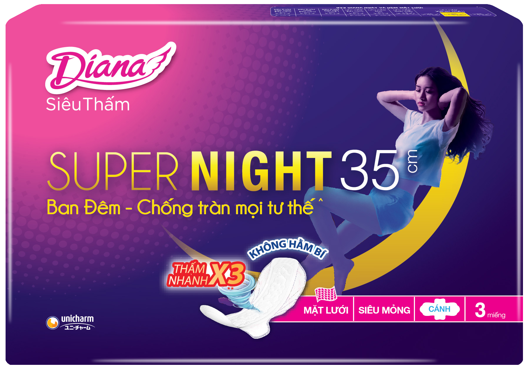 Diana Super Night Siêu Ban Đêm 35cm